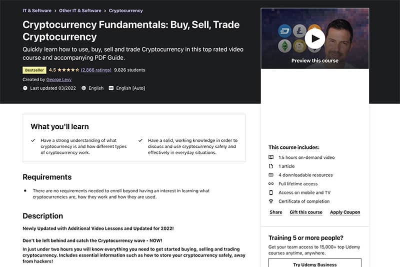 cryptocurrency fundamentals buy sell trade