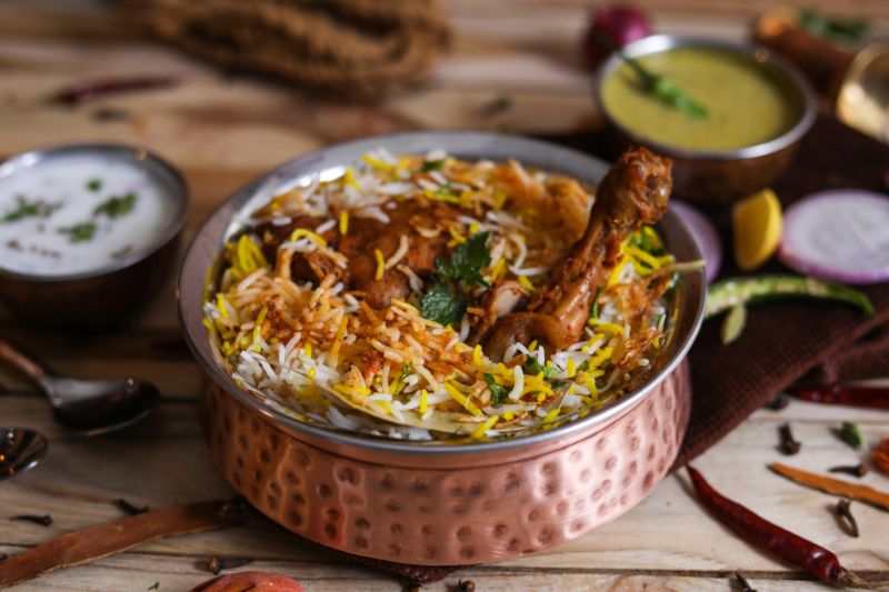 chicken biryani as taught by an indian chef