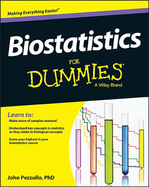 biostatistics for dummies book cover