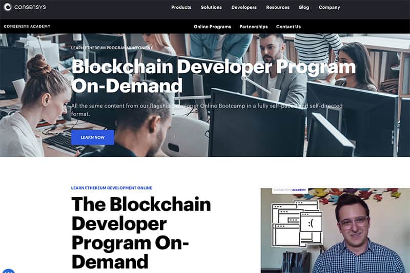 blockchain developer program on demand