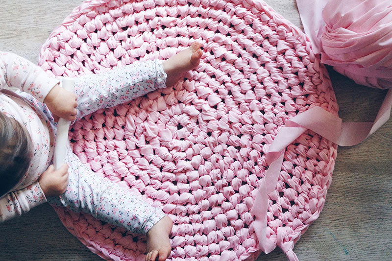 circle crochet rug
