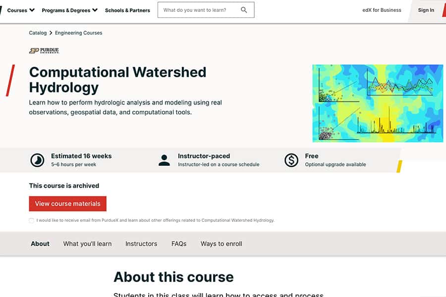 computational watershed hydrology