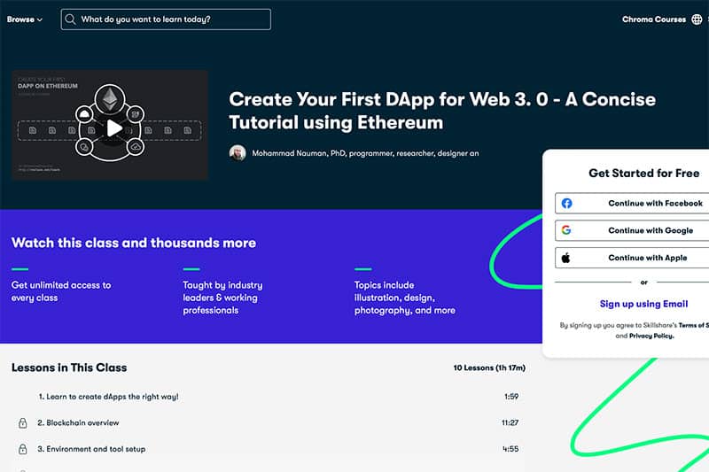 tutorial about how to create a dAPP for Web3.0