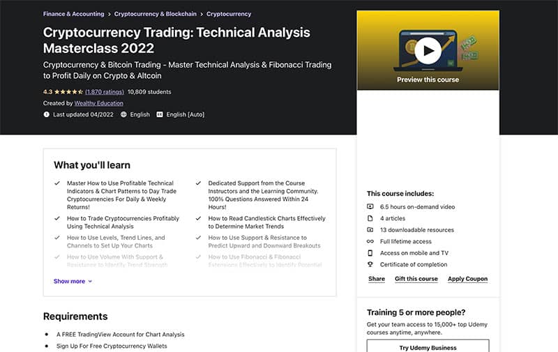 cryptocurrency trading masterclass