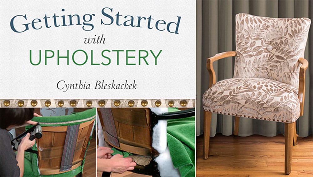 getting started with upholstery course