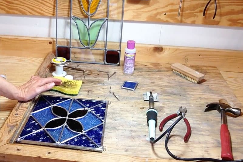 kt caselli teaching stained glass art