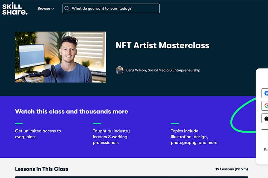 nft artist masterclass