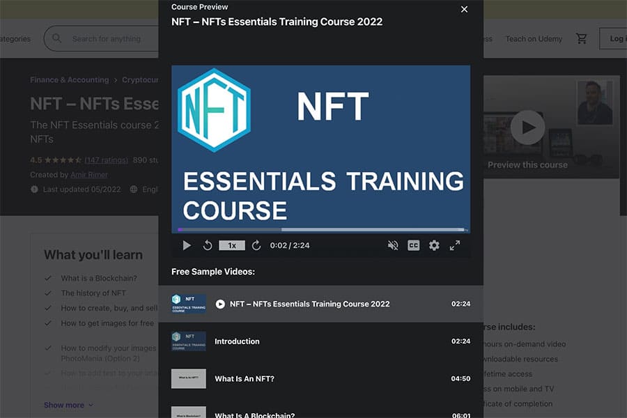 nft essentials training course