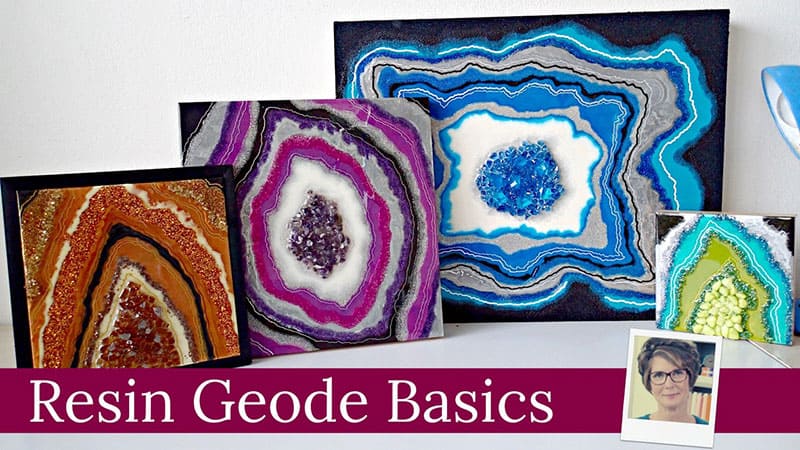 resin geodes basics by deby coles