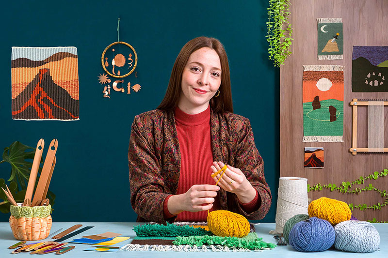 teacher tapestry techniques for hand weaving rugs